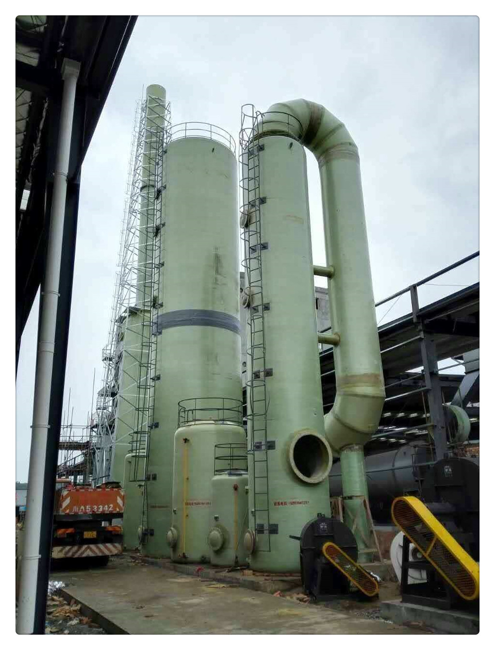 化工厂玻璃钢脱硫塔